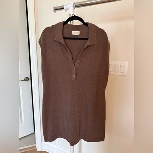 UNIVERSAL THREAD sweater polo mini dress